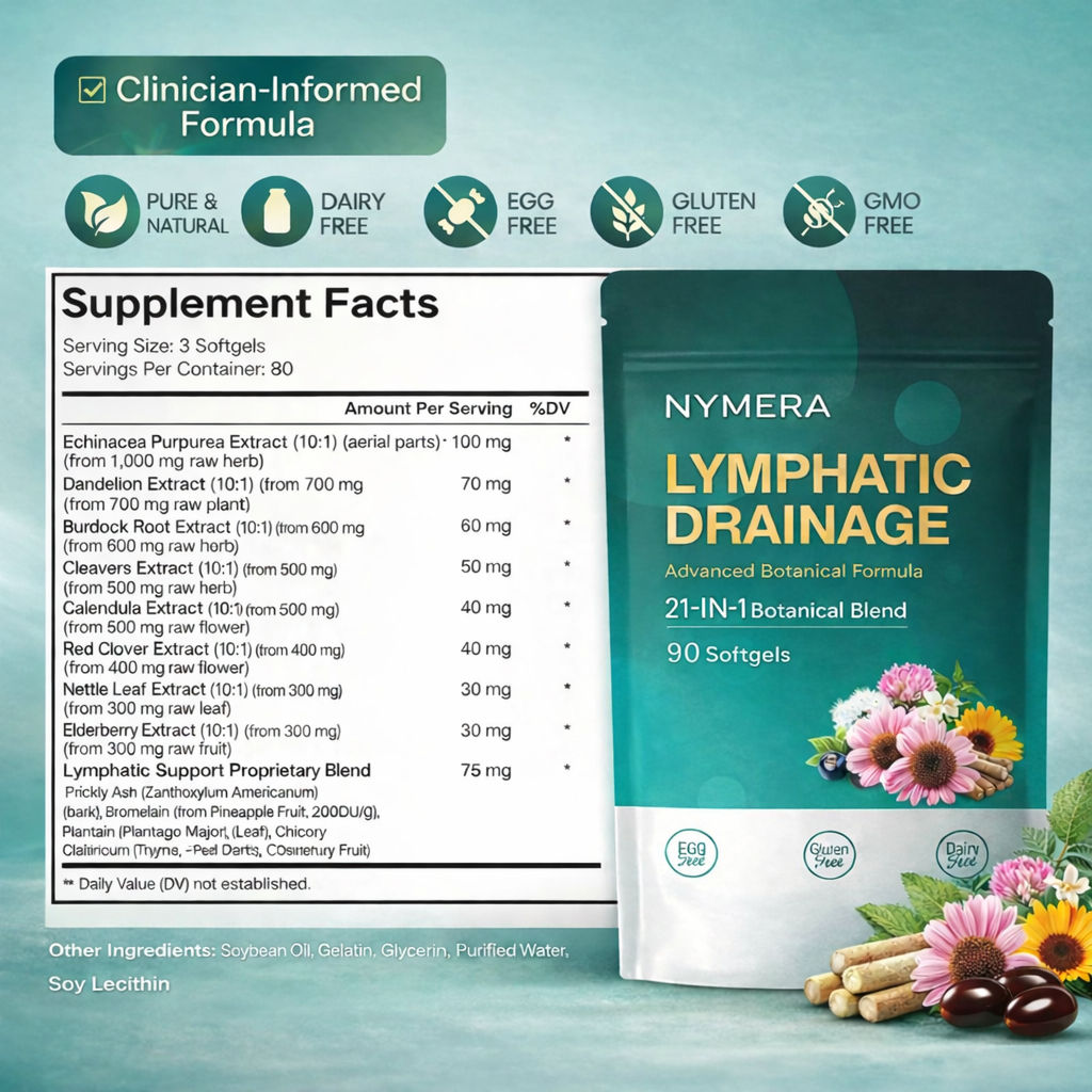 Nymera Lymphatic Drainage Softgels